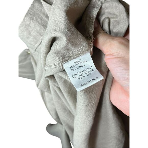 Mod Ref Linen Blend Midi Dress Size Small - Picture 10 of 10
